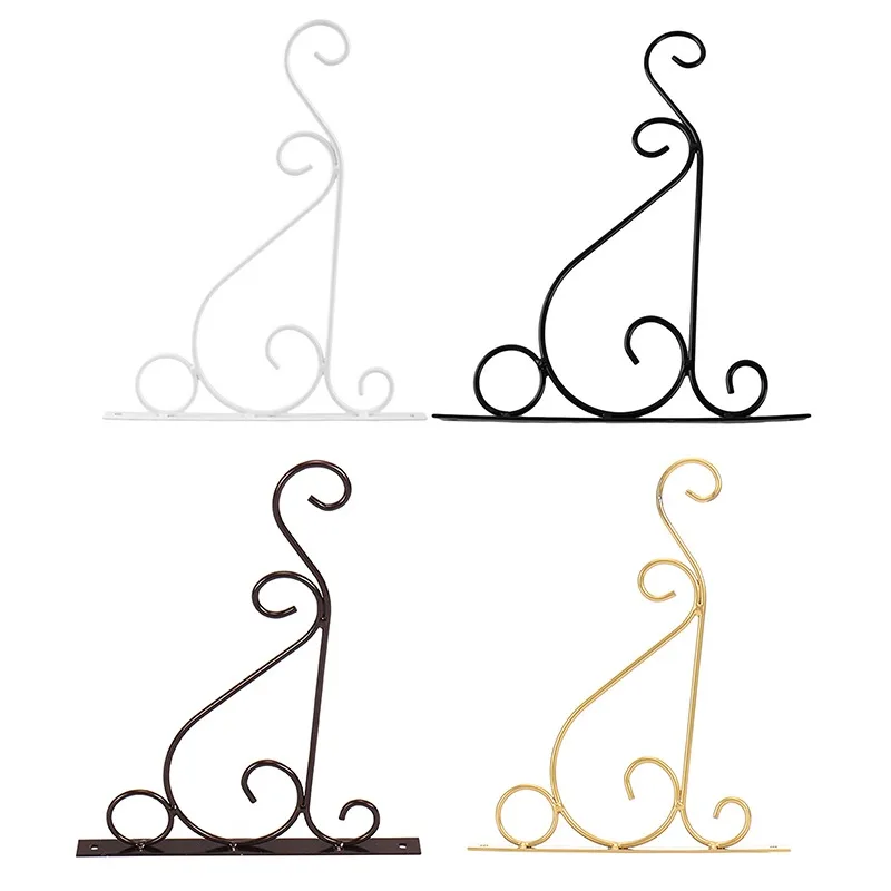 1PC Hanging Plants Bracket European Style Wall Planter Hooks Flower Pot Iron Lanterns Hanger for Garden Outdoor Indoor Patio