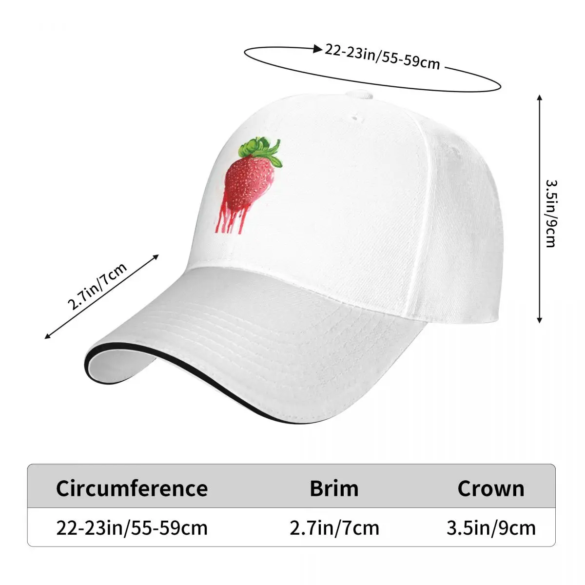 strawbrrybby Cap Baseball Cap new in hat hats baseball cap Golf wear men Women's