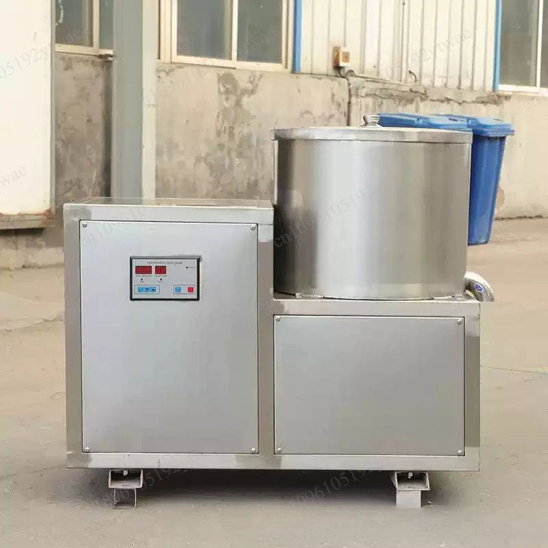 Small Semi-Automatic Deoiling Machine Fried Food Oil & Water Separator Snack Dewatering Deoiler Equipment