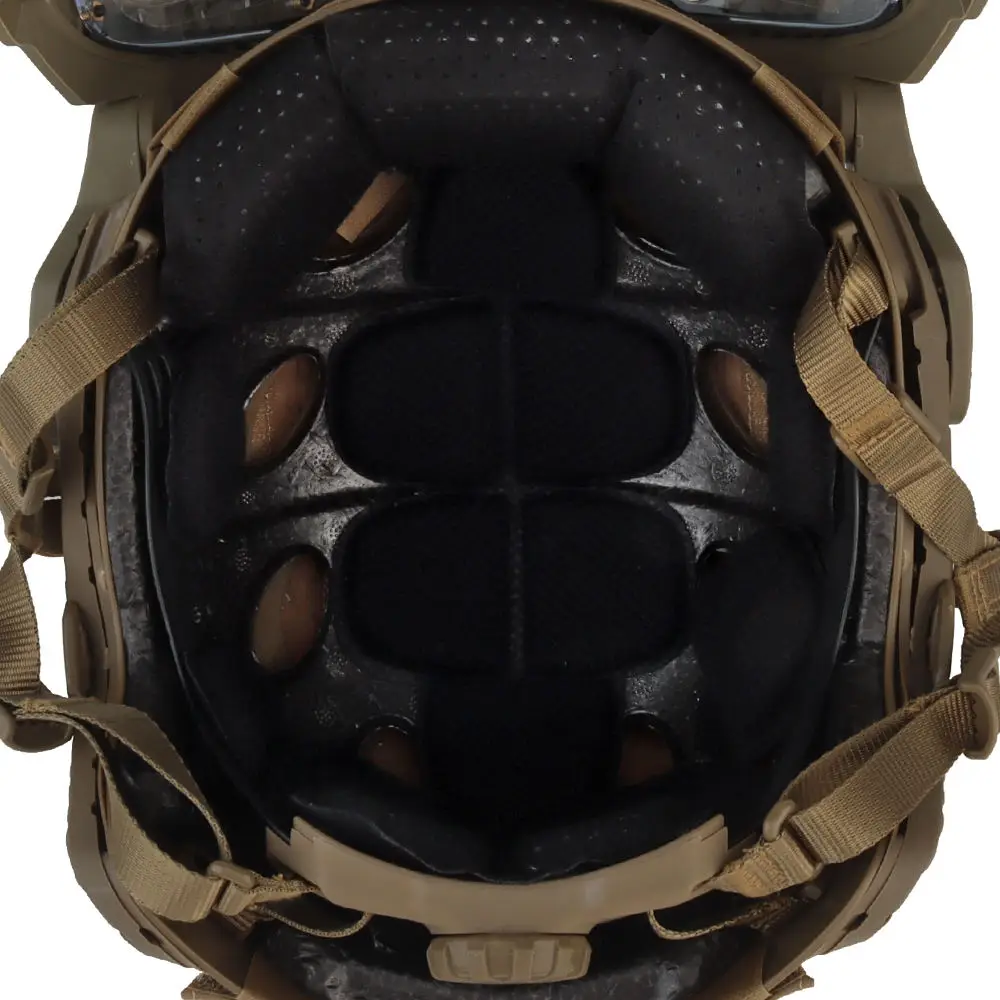 CE Self Defense Full Protection CSCamouflage Green Safety Face Mask Tactical Fast Helmet with Outdoor Protective Helme Visor