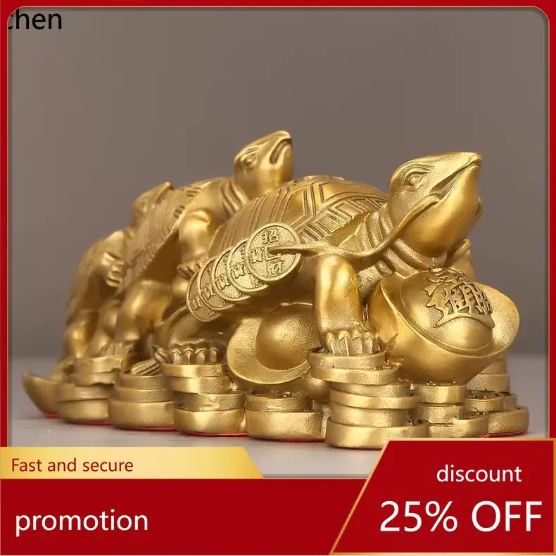 Cz copper third generation turtle home furnishings copper turtle living room office decoration copper ornaments