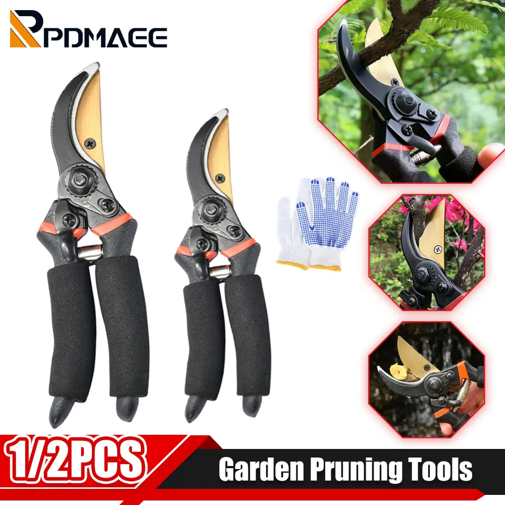 

Garden Pruner SK5 Pruning Scissors Household Stainless Steel Shears for Bonsai Fruit Trees Flowers Branches Garden Grafting Tool