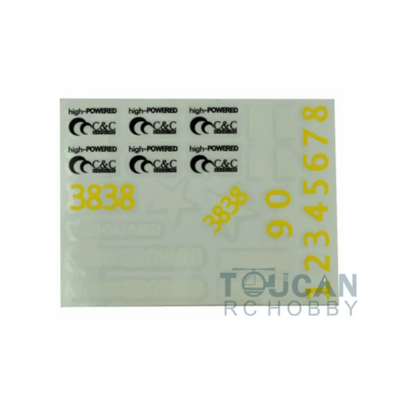 สติ๊กเกอร์ตกแต่งสำหรับรถถังบังคับวิทยุขนาด 1/16 รุ่น Tiger I 3818 M26 Pershing Walker Bulldog Leopard2A6 Sherman T90 M1A2 T72 KV-2 Merkava King Tiger