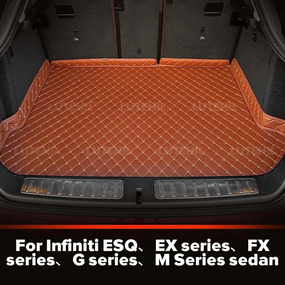 

Для Infiniti ESQ, серии EX, серии FX, серии G, седана седана M, изготовленный на заказ коврик для багажника автомобиля, грузовой коврик, автомобильные аксессуары для интерьера