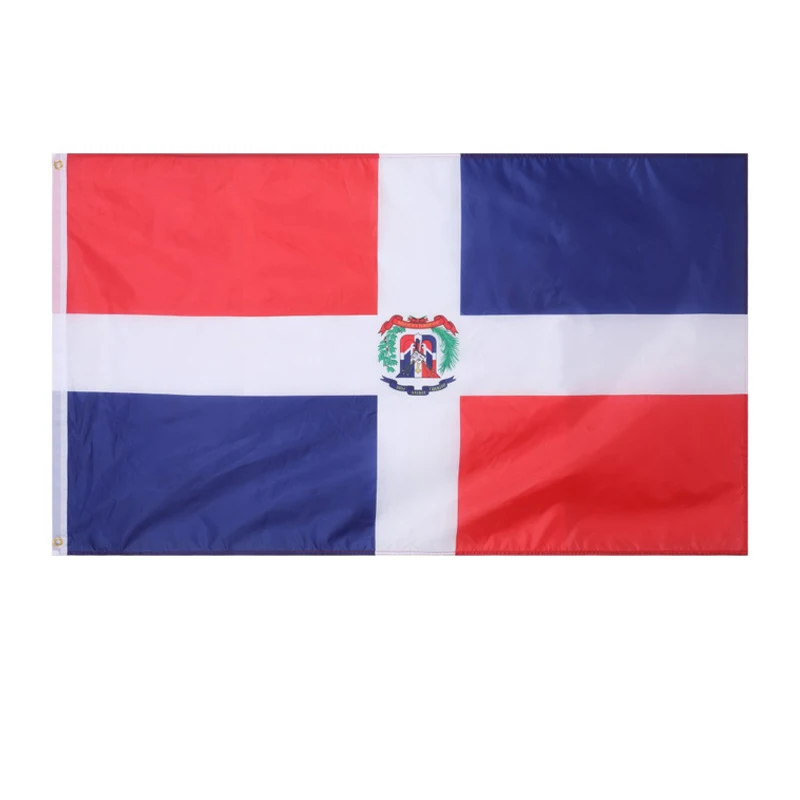 EOODLOVE Dominican Republic Flag 90×150 cm 3×5 ft Dominican Windproof Flag Large Decorative Flag Polyester Lightweight Flag