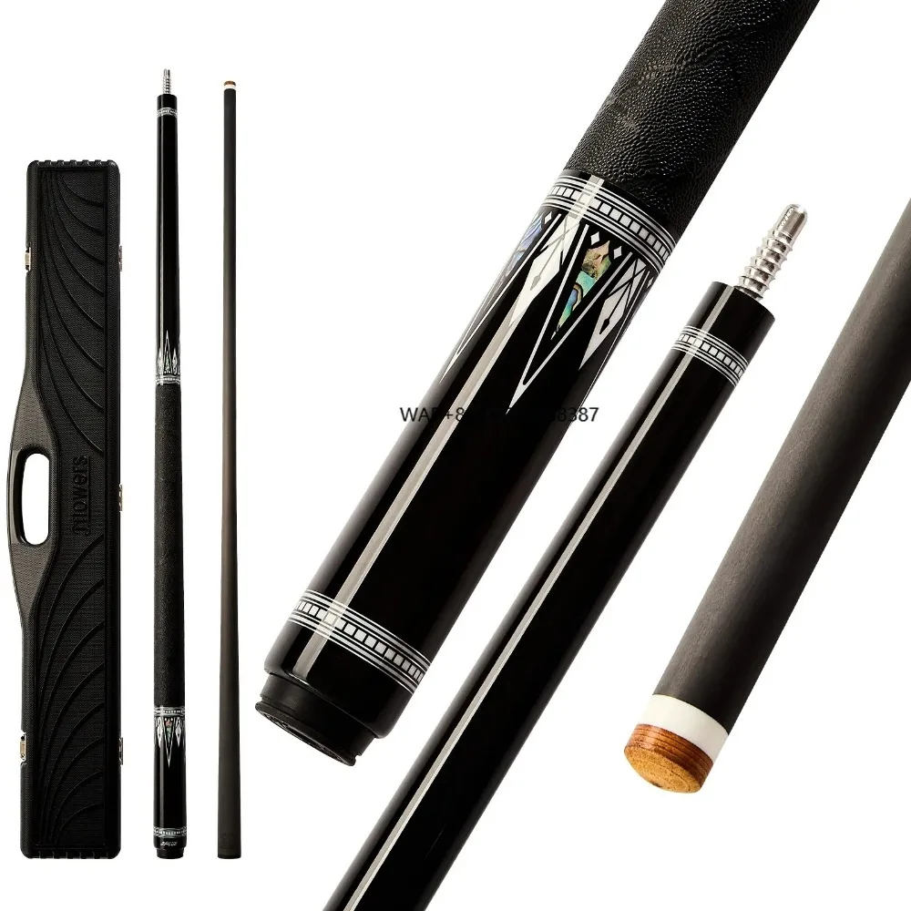 

American Style 9 Ball Billiard Jflowers Pool Cue Stick with Extension and Tips Size 12.5mm for Sale