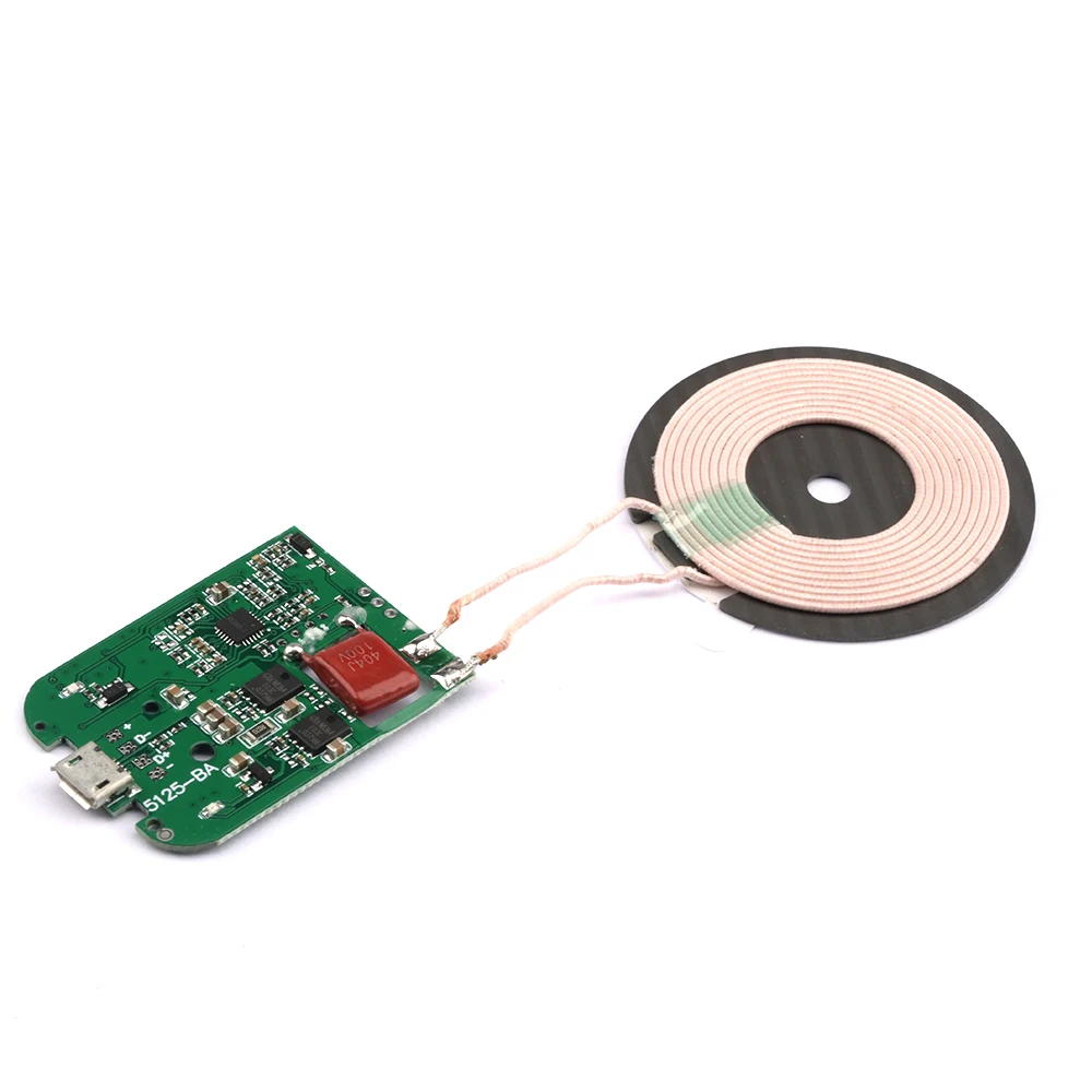 Universal Portable 5/10/15W Fast Charging Wireless Charger PCBA DIY Standard Accessories Transmitter Module Coil Circuit Board