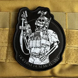 American Skull Soldier Tactical Patch Army Rifleman Morale Badge Printing Hook & Loop Patches Military Armband Backpack Sticker