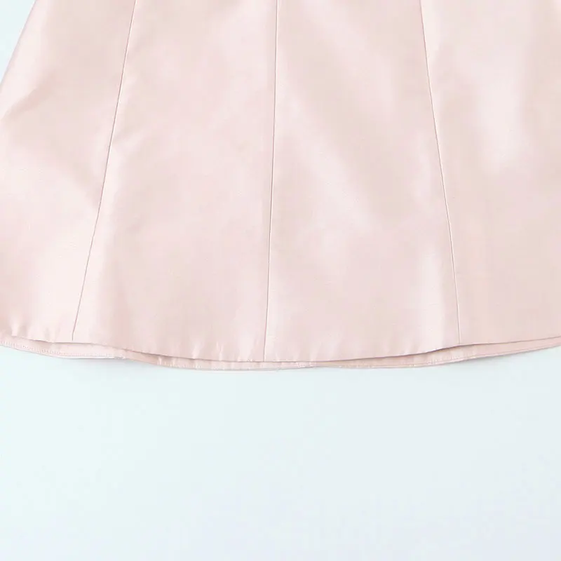 NLZGMSJ 2026 봄 여성 우아한 새틴 드레스 민소매 백리스 리본 홀터 드레스 여성 섹시한 이브닝 파티 드레스 ﻿