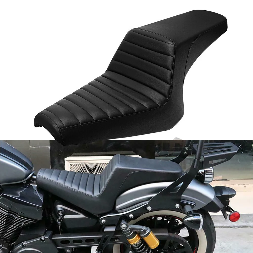 Motorcycle Black Driver & Passenger Two Up Cushion Seat For Yamaha Bolt 950 XV950 XVS 950 R/C SPEC 2013-2019