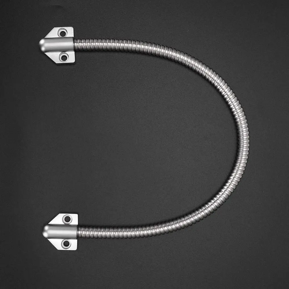 

Stainless Steel Access Control Cable Exposed Mounting Metal Head Wire Loop Armored Cable Anti-pinch Cable Protector