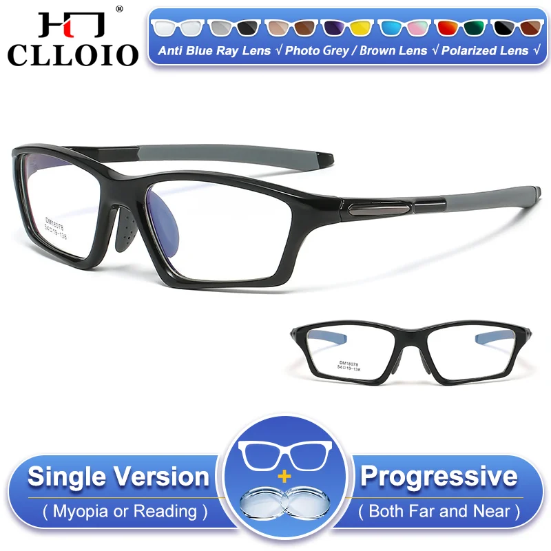 

Очки CLLOIO Pilot для активного отдыха, спортивные, с защитой от УФ-излучения, фотохромные, для мужчин, для баскетбола, с диоптриями, для чтения, прогрессивные