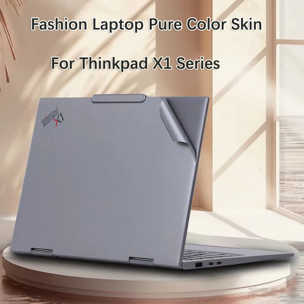 

Pre-cut 1xTop+1xPalmrest+1xBottom Skin Sticker Cover Film For Thinkpad X1 2-in-1 Gen10 Aura Edition 14" 2025 Notebook PC