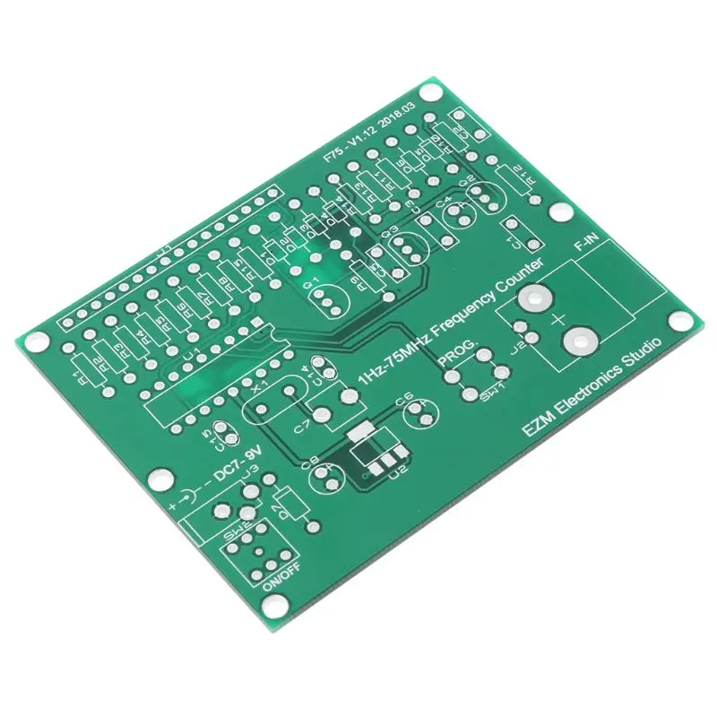 Imagem -03 - Kit de Teste de Módulo de Cimomômetro Contador de Frequência 7v-9v 50ma 1hz75mhz Diy