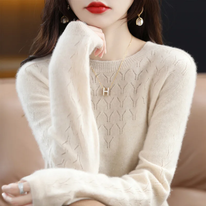 Pull Femme New Warm Knitwears Round Neck Long Sleeve Tops Autumn Winter Pullovers Women Bottoming Sweater свитер женский