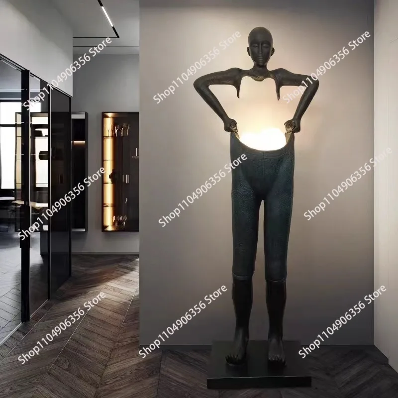 

Напольные скульптуры для гостиной, декоративные украшения в скандинавском стиле для прихожей, абстрактные фигуры для отелей и офисов, крупные декорации #