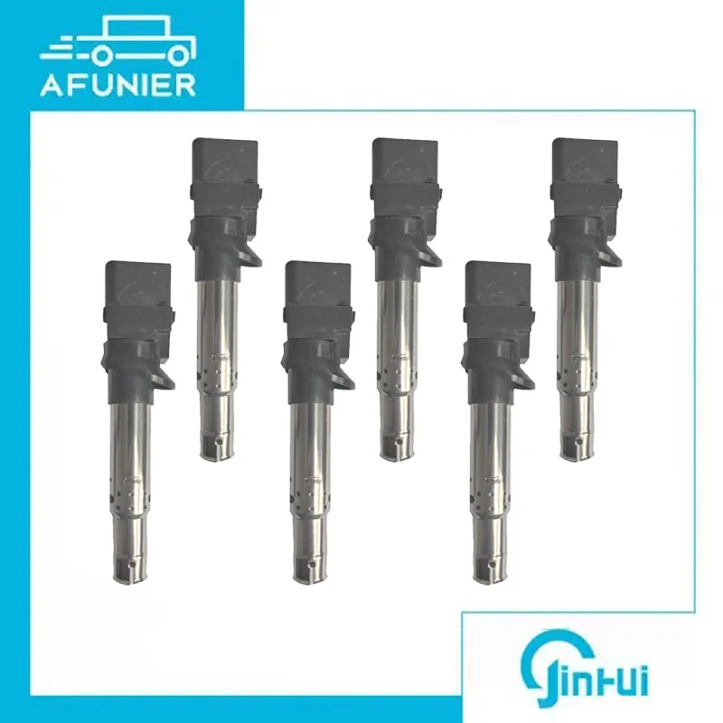6Pcs Ignition Coil For Audi Q7 VW Passat R36 CC Touareg Superb 3.2 3.6 VR6 OE No.:022 905 715A,022905715A