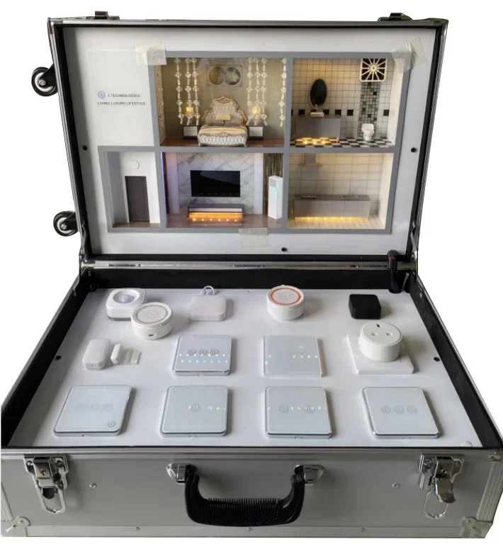 SZMYQ Tuya Smart Home Solution Automation Demo Box OEM gratuito WiFi Zigbee Personalizza custodia dimostrativa intelligente aziendale di marca