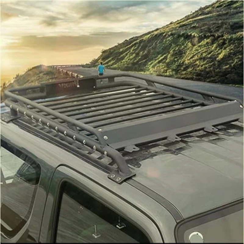 

Heavy-Duty Manganese Steel Roof Rack - Perfect Fit for 1998 - 2017 Jimny 4X4 Off-Road Accessory