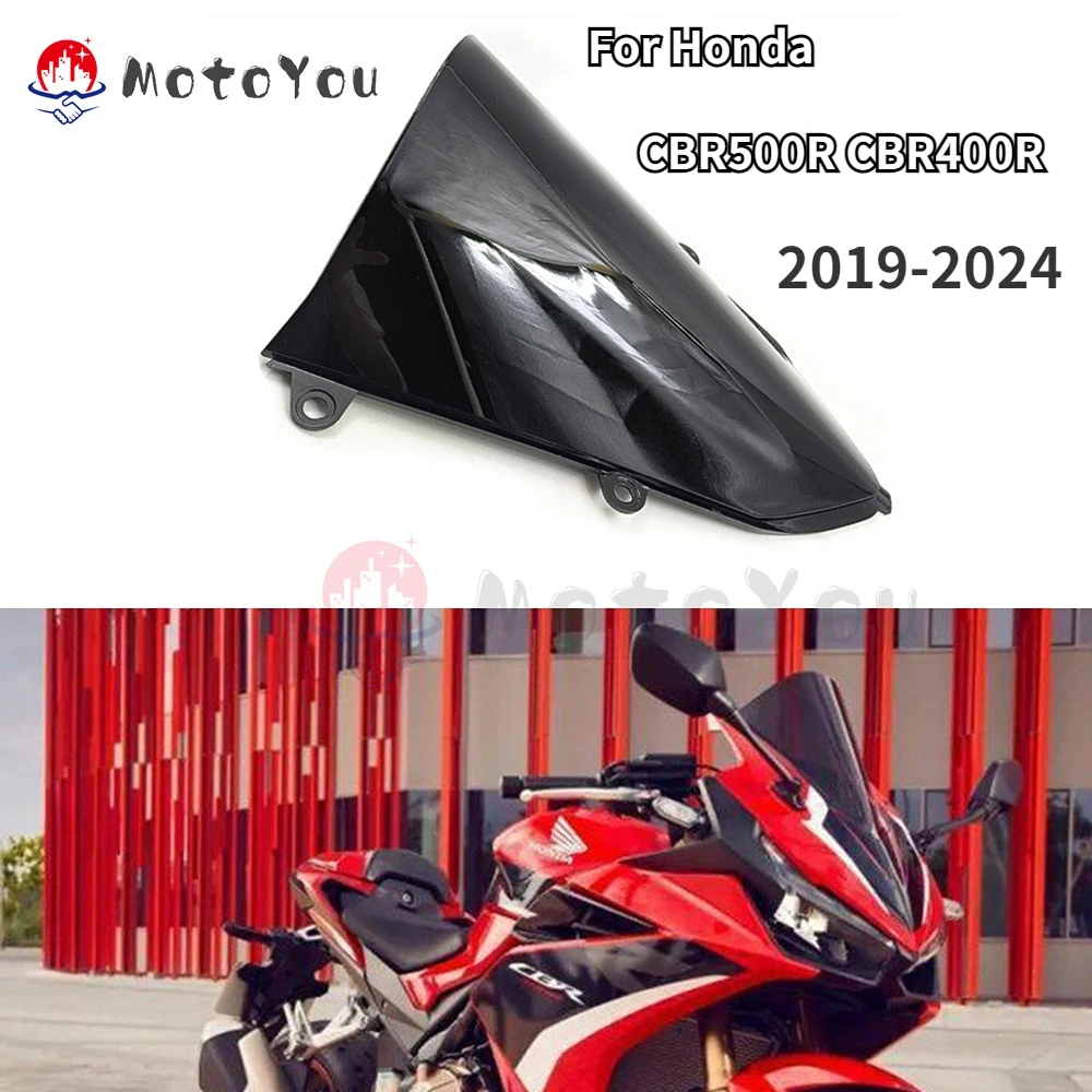 PC Wind Deflector For Honda CBR 500R 400R 2019-2024 CBR500 R CBR400R CBR500R Windshield Spoiler Touring Windscreen Visor Viser