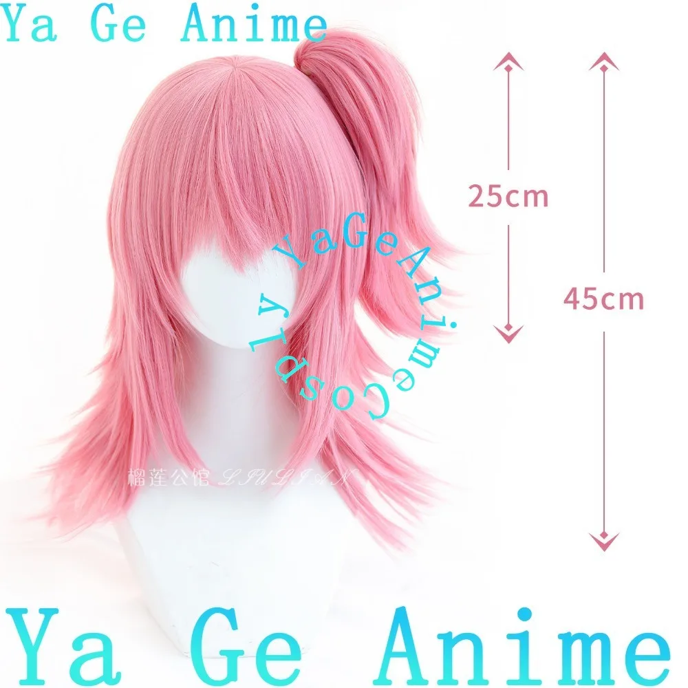 Shugo Chara Hinamori Amu Cosplay Wig Ponytail School Festival Anime Hair view 3