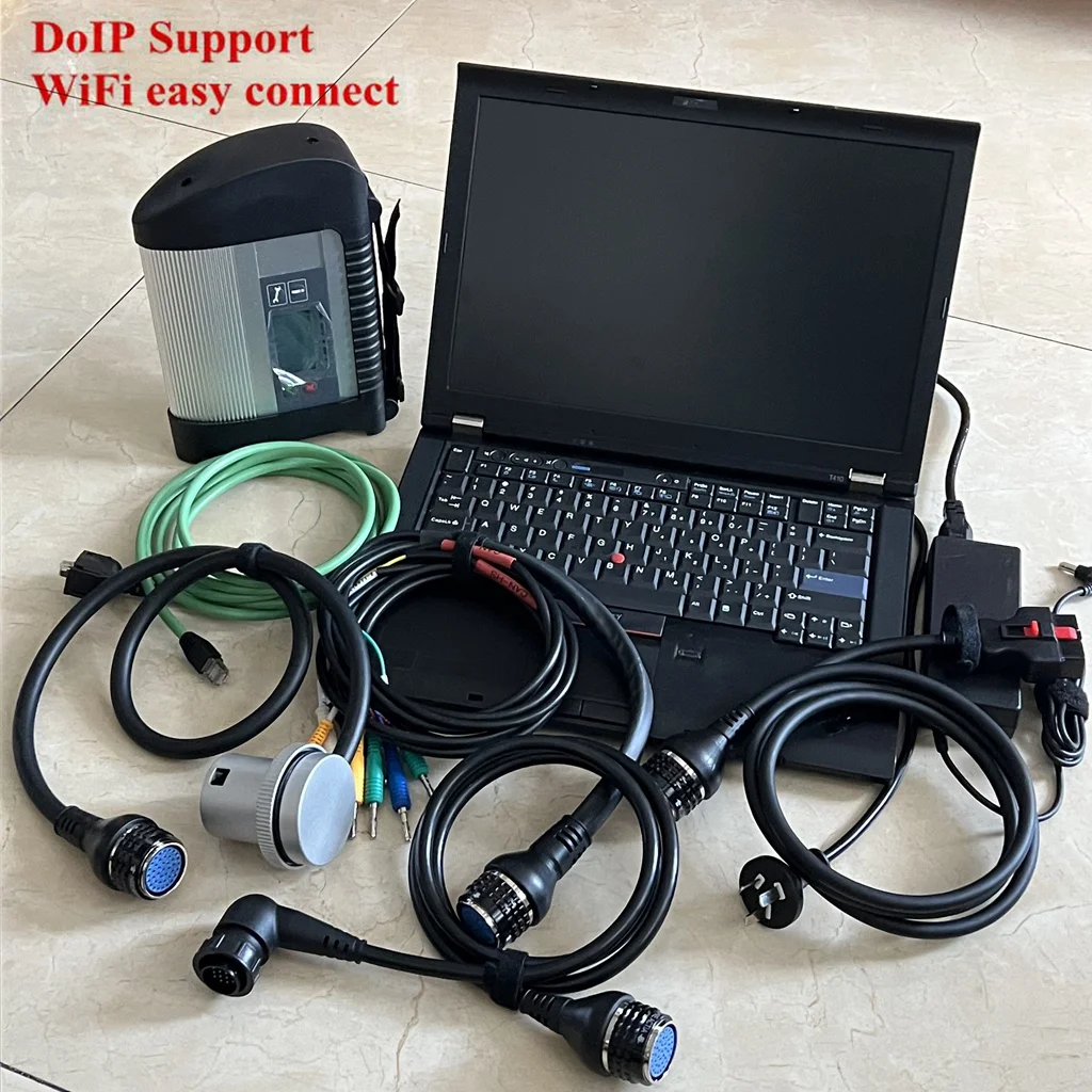 

Новый DOIP MB Star C4 Sd Connect с ноутбуком T410 i5 мультиплексор процессора WiFi подключение напрямую для автомобиля 12 В 24 В автоматический диагностический инструмент