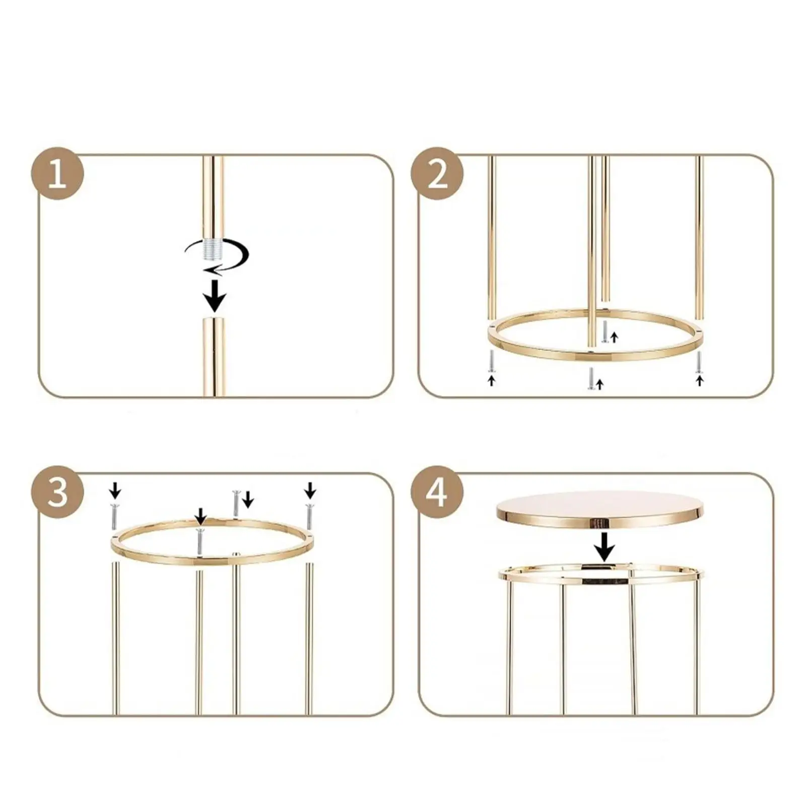 Iron Art Floral Stand Decorative Flower Vase Arrangement for Wedding Favors Container Living Room Events