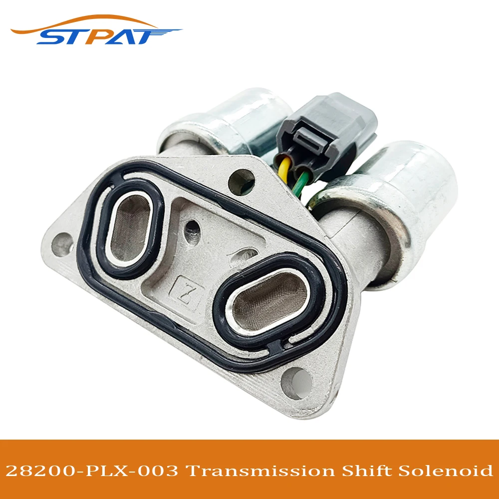 STPAT 28200-PLX-003 New Linear Transmission Shift Solenoid For Honda Civic 1.7L I4 2001-2005 Repair 28200PLX003 28200 PLX 003