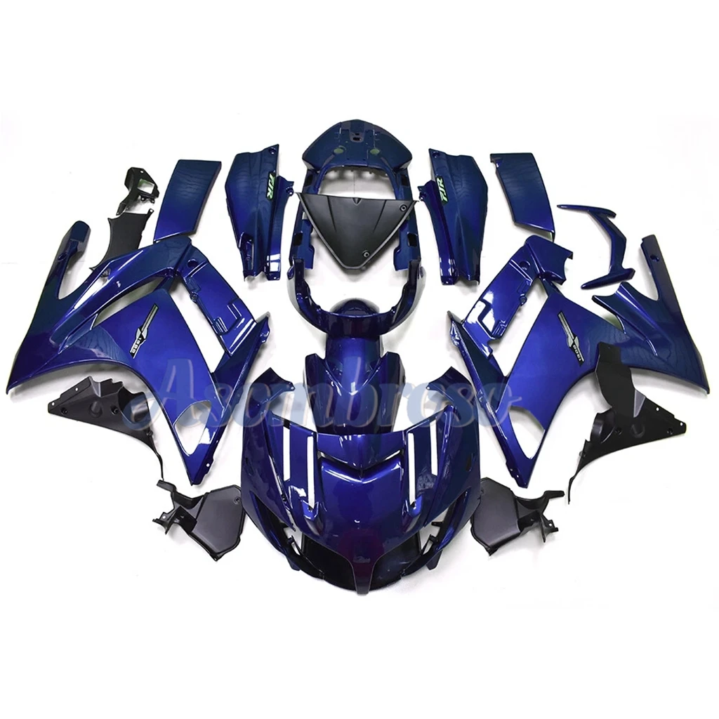 Sports Bodywork Fairing Kit for 2006-2012 Yamaha FJR 1300 Dark Blue Painted FJR1300 Aftermarket Replacement