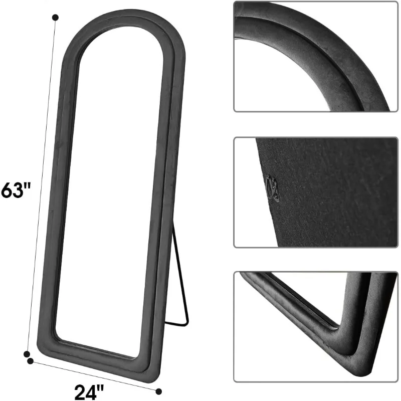 바닥 거울, 아치형 전체 길이 거울, 아치형 거울, 스탠딩, 높이, 벽 장착, 프리 스탠딩, 대형