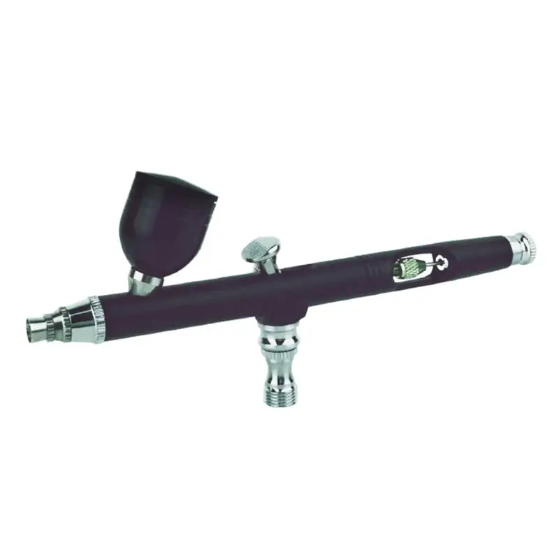 المزدوج العمل الجاذبية تغذية 0.3 مللي متر فوهة رذاذ البخاخة كعكة تزيين مسمار الفن الطلاء الوشم أداة