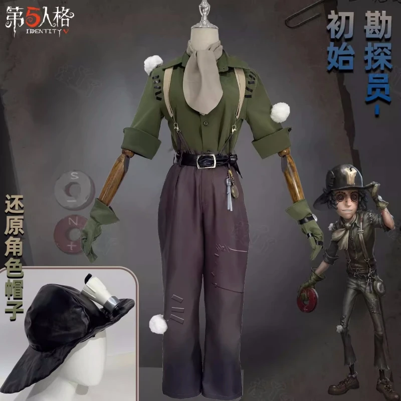 Norton Campbell Cosplay Game Identity V Anime Men Fashion Uniform Prospector Role Play Clothing Comic-con Carnival Party Suit