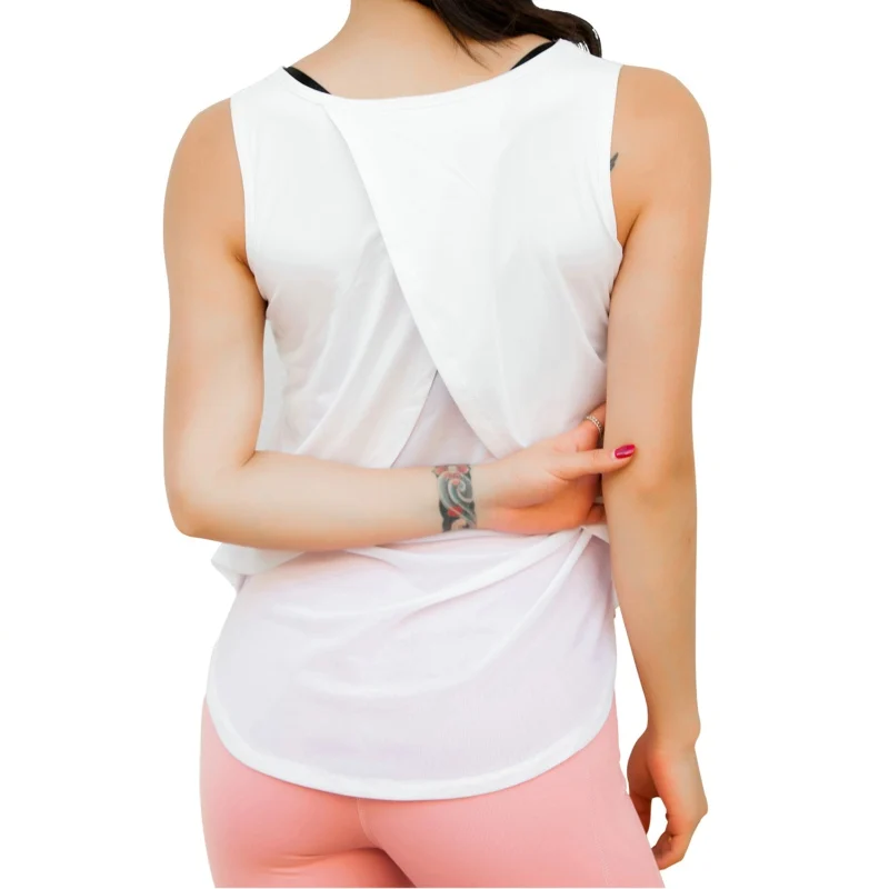 Slim Yoga Sport Vest Woman V Neck Sleeveless Quick Dry Top Women Running Fitness Clothes Summer Female Clothing