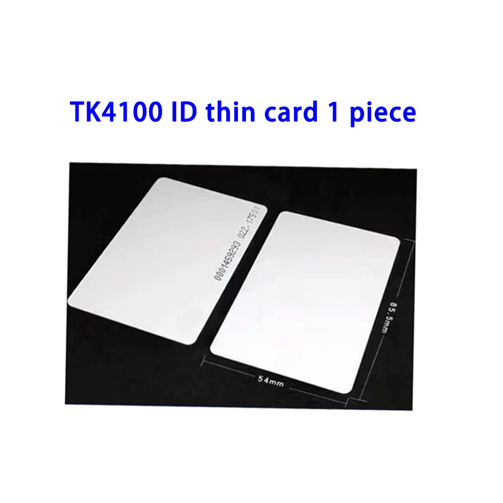 10ชิ้นบัตรควบคุมการเข้าถึง RFID EM4100 0.8มม. TK4100 125กิโลเฮิรตซ์อ่านเฉพาะพวงกุญแจชิปความใกล้เคียงโทเค็นแหวนที่ห้อยกุญแจ