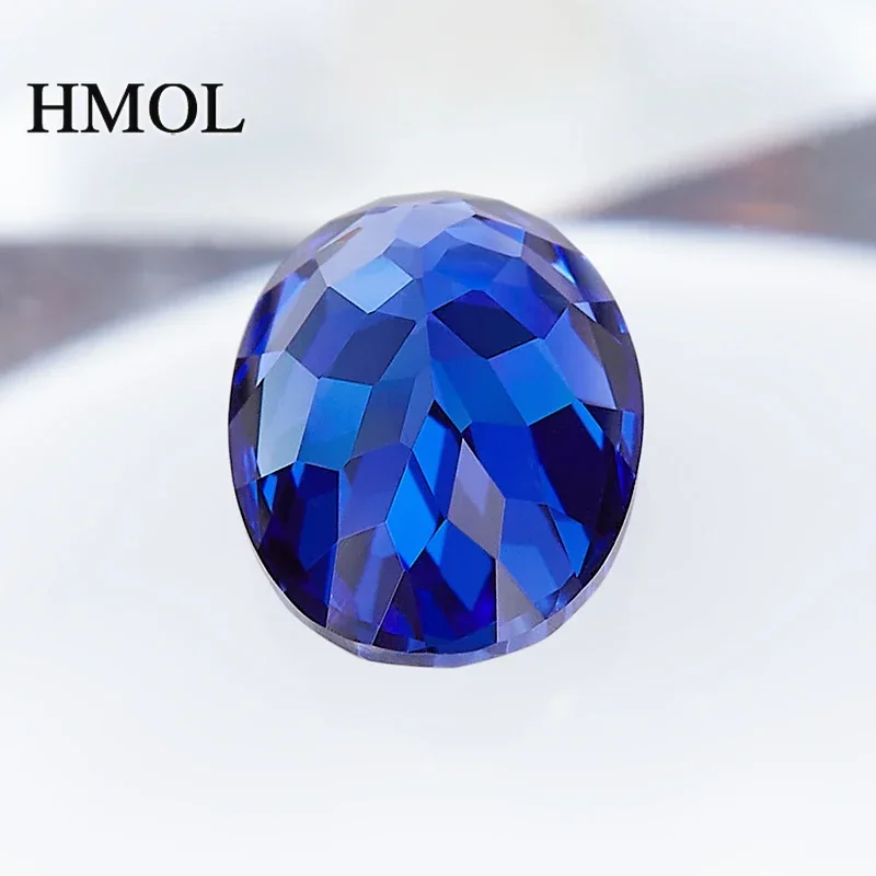 HMOL [Oval Shape Lab Grown Sapphire] Blue Color VVS1 Brilliant Cut【NO】 Kamień szlachetny z certyfikatem AGL do tworzenia biżuterii Loose Stone