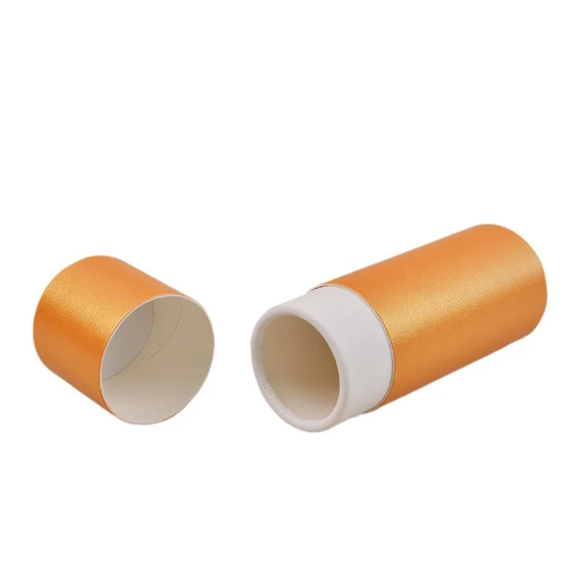Anpassbare Logo-Ölflaschen-Verpackungsbox Kraftpapier-Röhrenverpackung Tropfflaschen-Rundkarton Lippenstift-Parfümbox – Detail 2