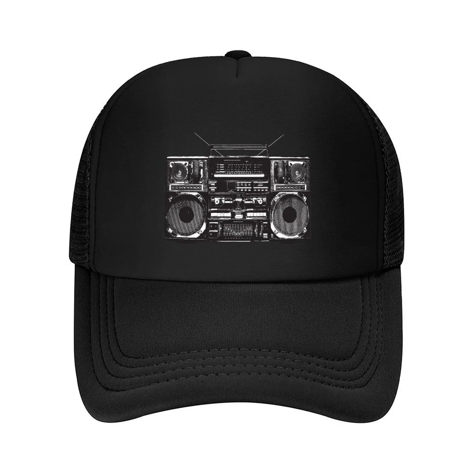 

Boombox Ghetto Blaster Baseball Cap Hood fashionable Sports Cap sailor cap for men Hats For Men Women's