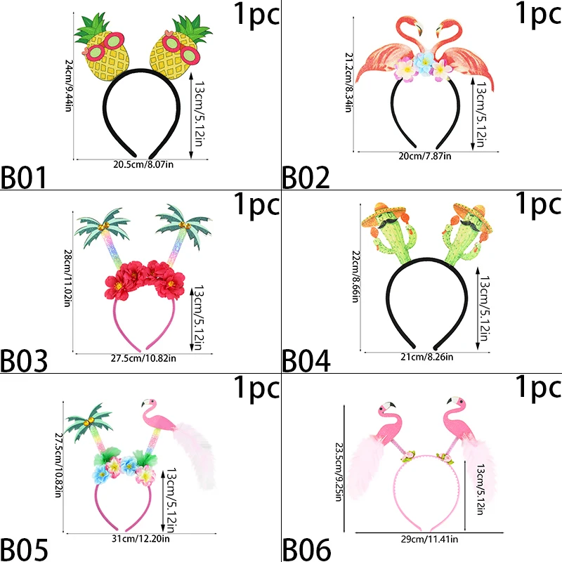 أغطية رأس صيفية استوائية لديكور الحفلات ، الفلامنجو ، الأناناس ، الصبار ، شجرة النخيل ، اللواو ، الشاطئ ، المسبح ، أعياد الميلاد ، اللوازم ، هاواي ، 1 *