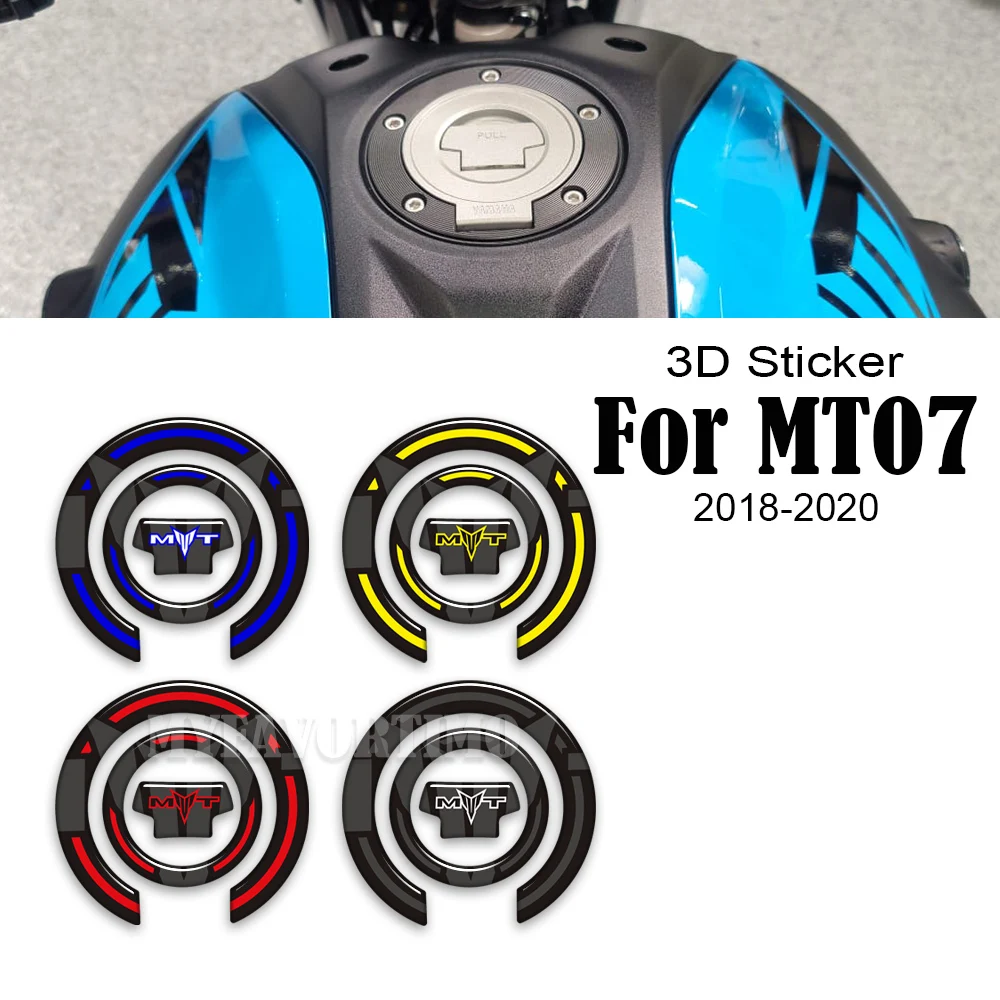 

2018 2019 2020 Motorcycle Fuel Tank Side Traction Sticker Protector Pad Fuel Tank Cap Decal For Yamaha MT07 MT 07 SP MT-07