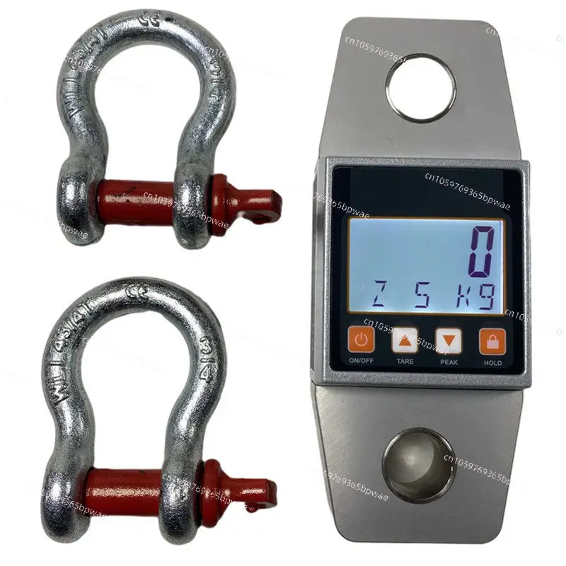 Electronic Dynamometer 1t 200T3 Tons 5000kg Tension Meter 10 Tons Wire Rope Digital Display Tension