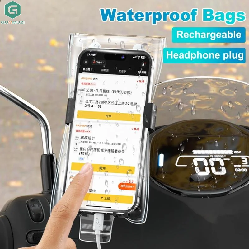 5/10Pcs Thickened Transparent Phone Bag Waterproof & Dustproof Pouch Universal Mobile Phone Multifunctional Storage Bags