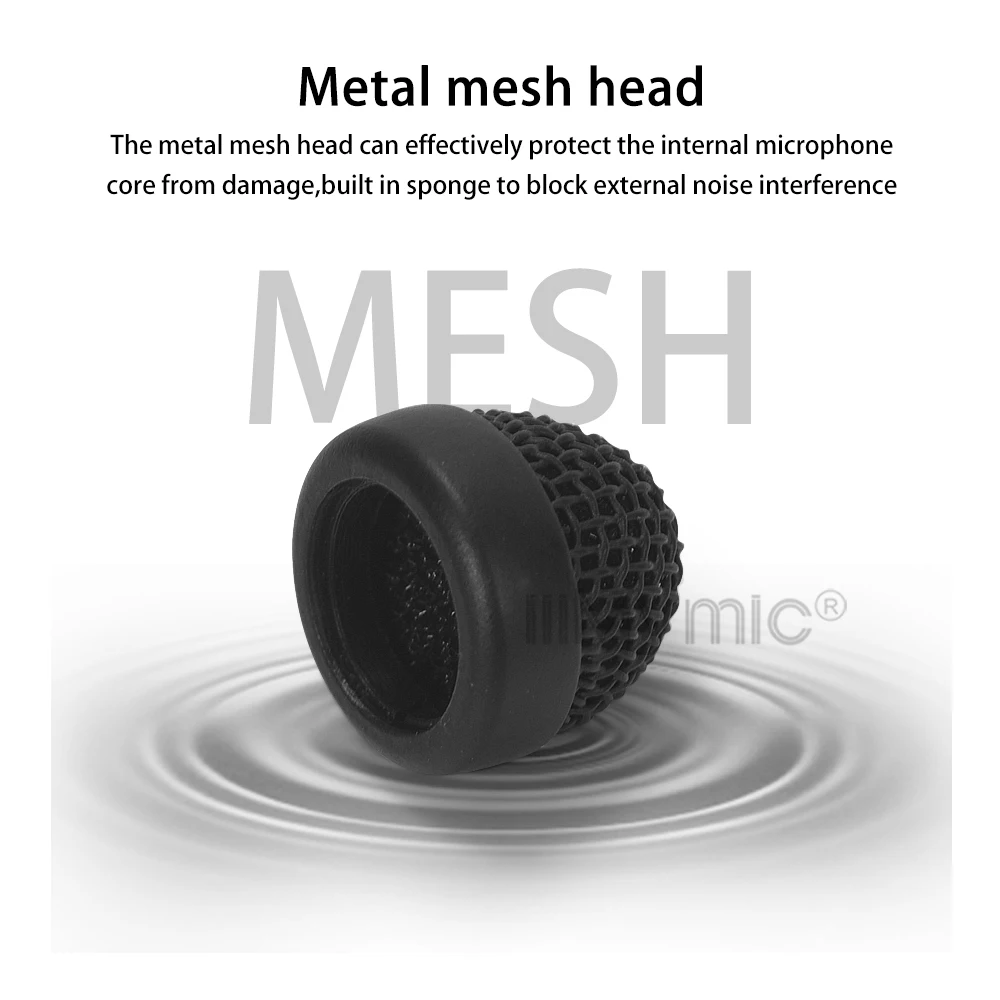 Всенаправленный петличный микрофон ME2 для Sennheiser Shure AKG BodyPack, передатчик 3,5 мм, запираемый 3-контактный 4-контактный микрофон с зажимом