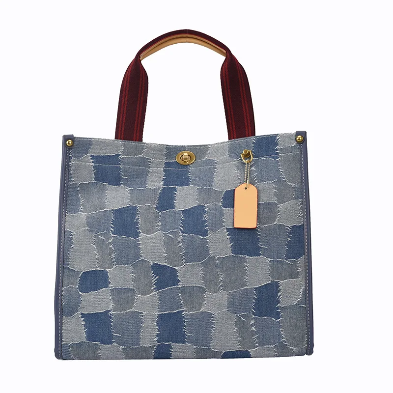 2023 New Large Capacity Denim Casual Fashion Handbags for Women