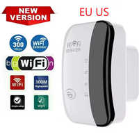 Wifi Repeater Wireless Signal Amplifier Extended Network Enhancer EU US Home Router 300m Through The Wall Bedroom Receive Moving