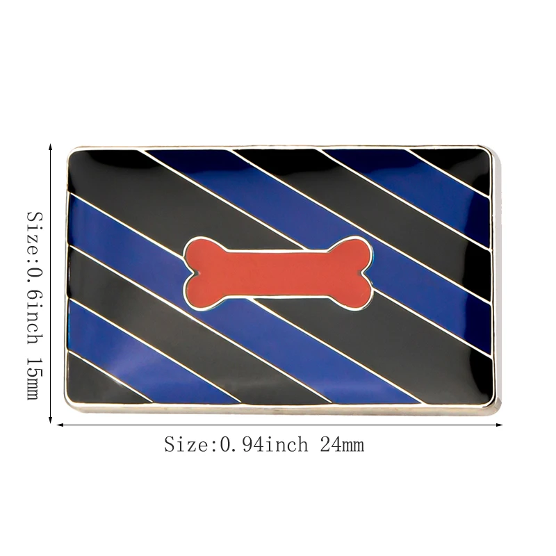 Pup Pride Flag Metall-Anstecknadel Flaggen-Pin Abzeichen