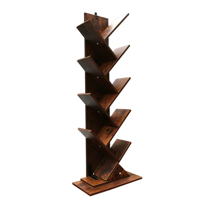 Floor-to-ceiling tree-shaped, 9-story small space, bookshelves, offices, living rooms, and student homes