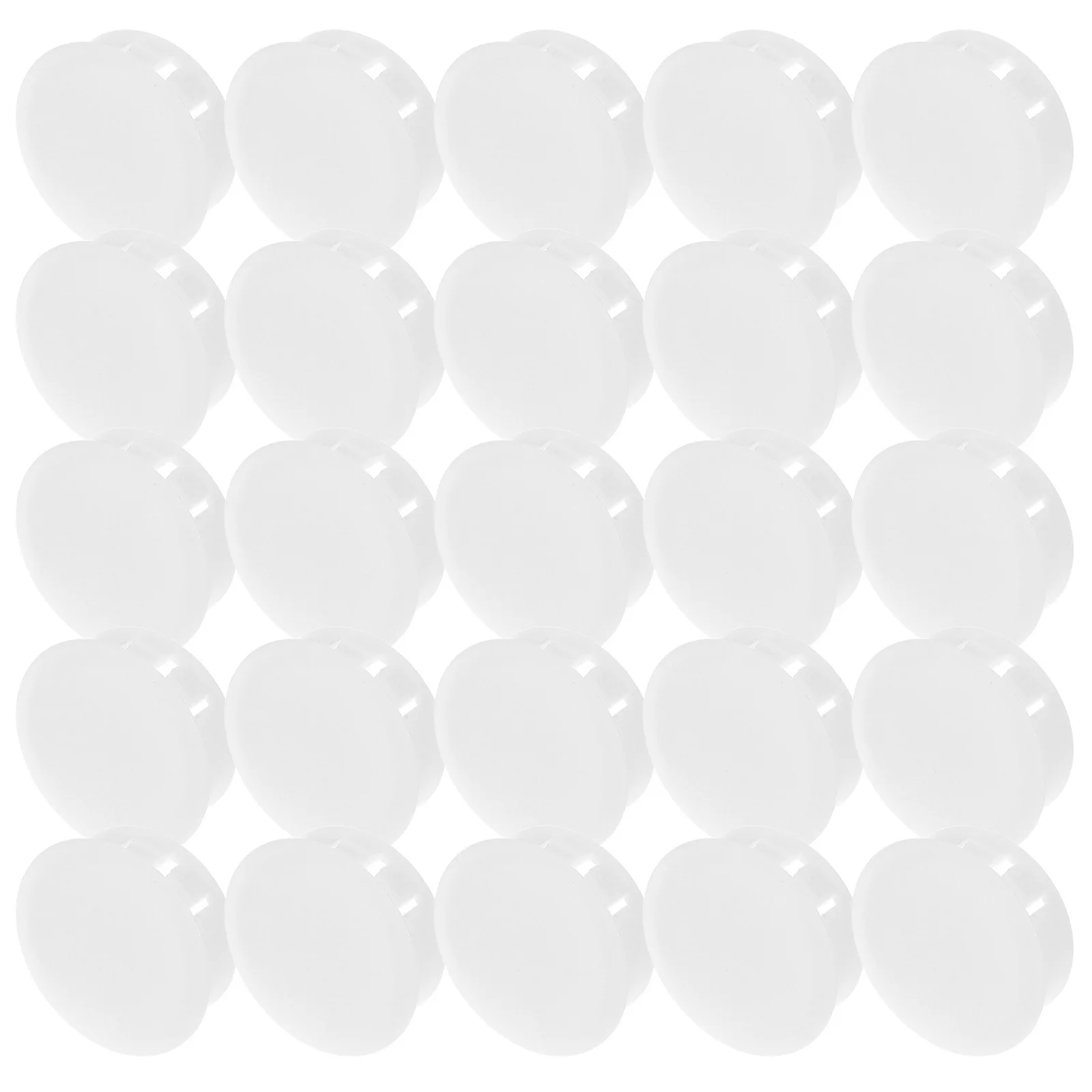 

30pcs Furniture Hole Covers Plastic Plug Caps For Screw Holes Quick Install Round Stoppers For Cabinets Tile Bed Rail Hinge