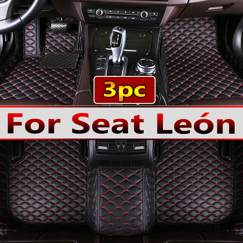 Car Floor Mat For Seat León 5F 2013~2019 Waterproof Tapete Automotivo Para Carro Car Mats Set Alfombra Para Auto Car Accessories