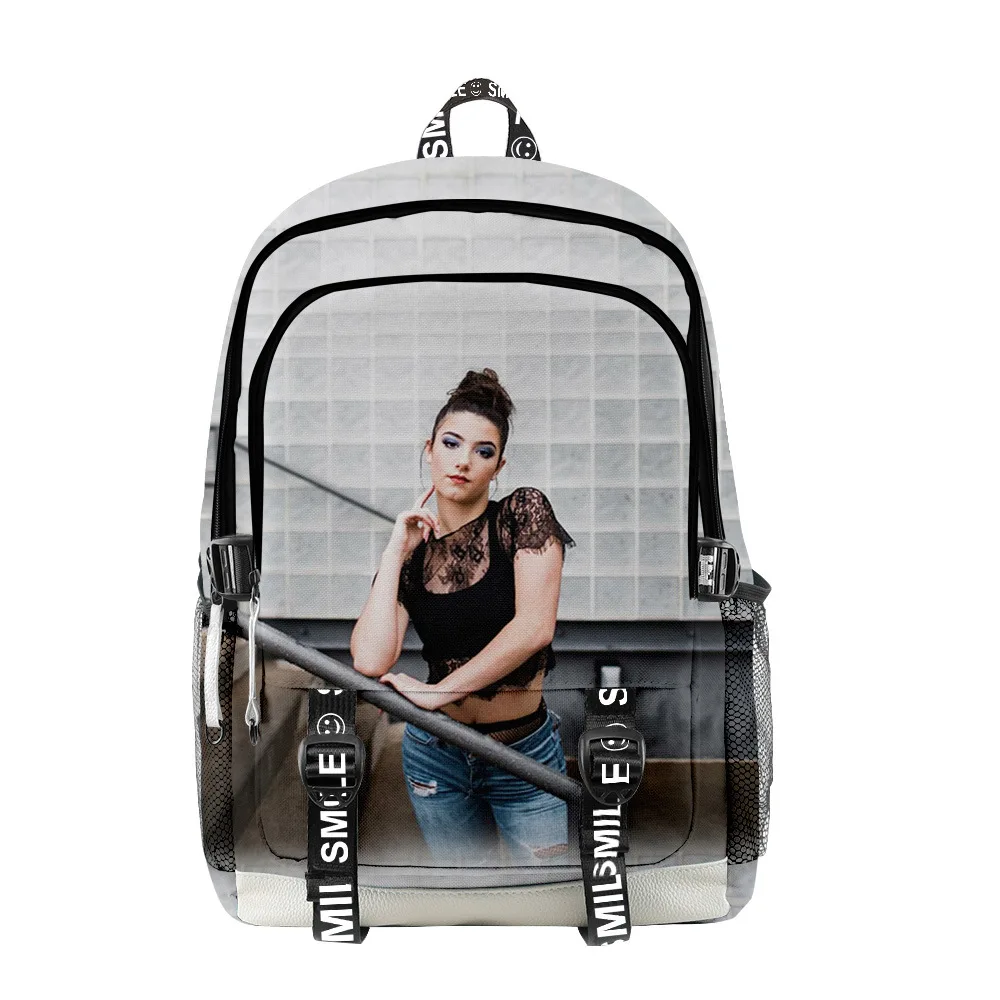 Classic Celebrity Charli D 'Amelio Student School Bag Unisex 3D Print Oxford Waterproof Notebook multifunction Travel Backpacks