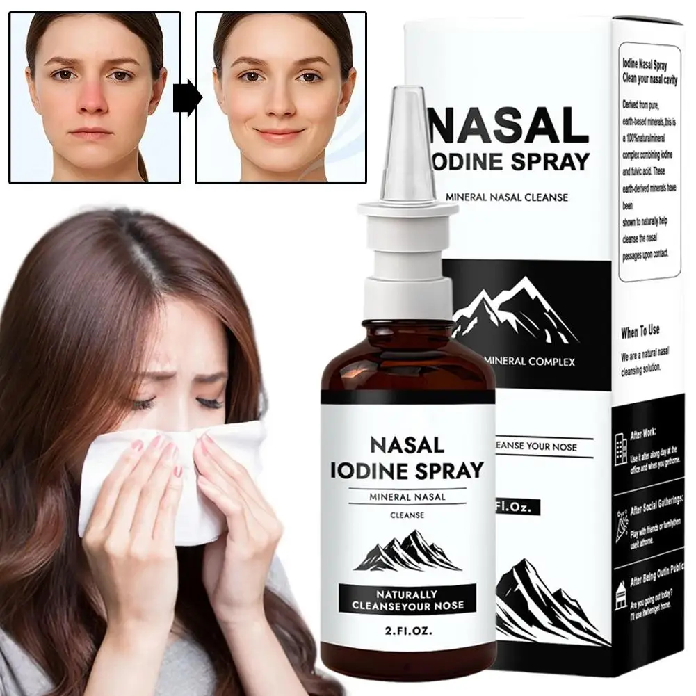 

60ml Nose Care Spray Daily Moisturizing Nose Care Soothing Mucosa Removing Pollution Mild Formula Nourishing Nose Care Tool